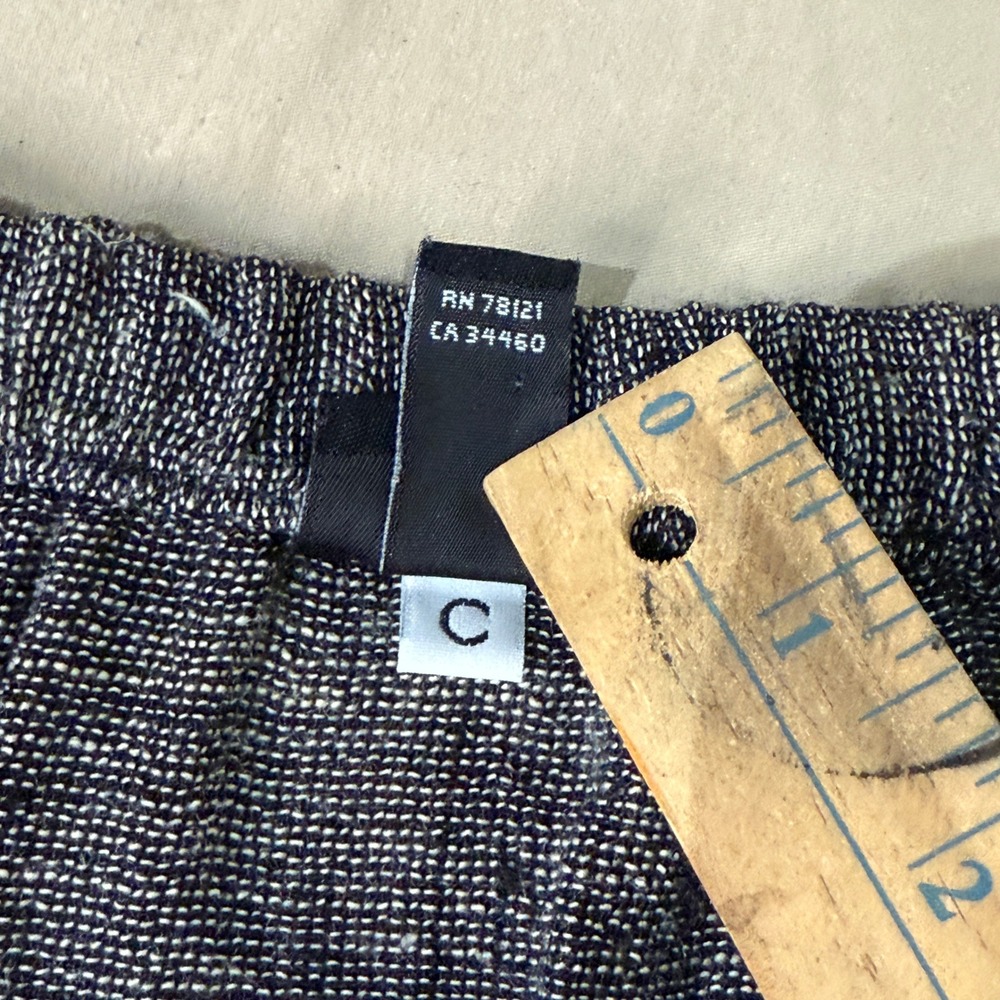 Eileen Fisher Womens Maxi Skirt XS Charcoal Linen Blend Capsule Classic Casual - Picture 6 of 8
